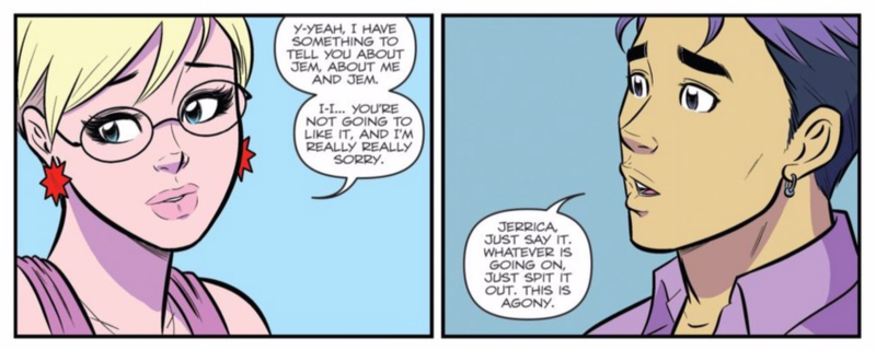 Illustration for article titled Jem and the Holograms Comic Finally Does What the Show Never Dared